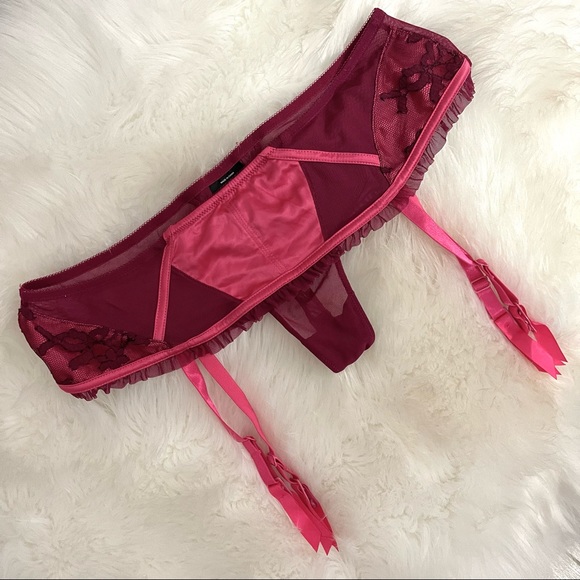 36C 2pc Vs Victoria’s Secret Sexy Little Things Bustier Corset with garter Skirt - Picture 16 of 16